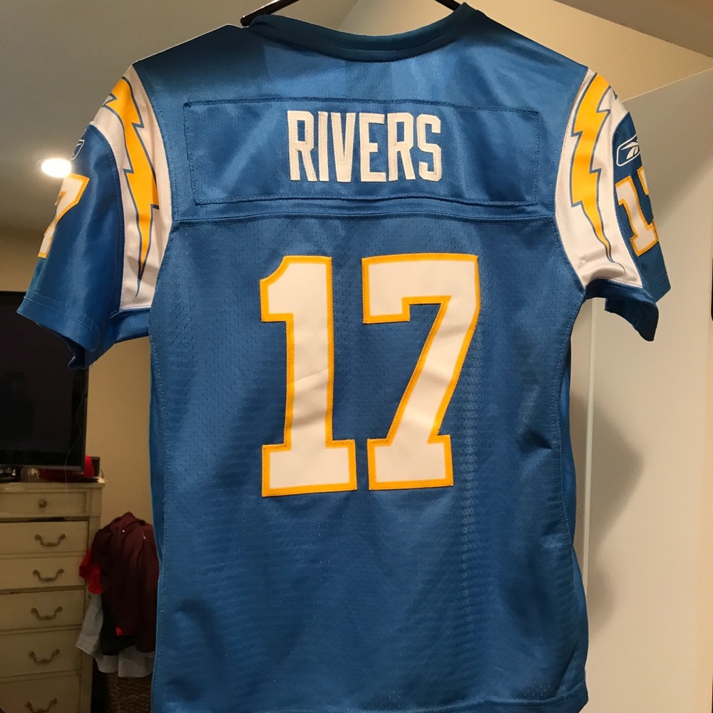 Phillip Rivers #17 Chargers Jersey - Reebok Small